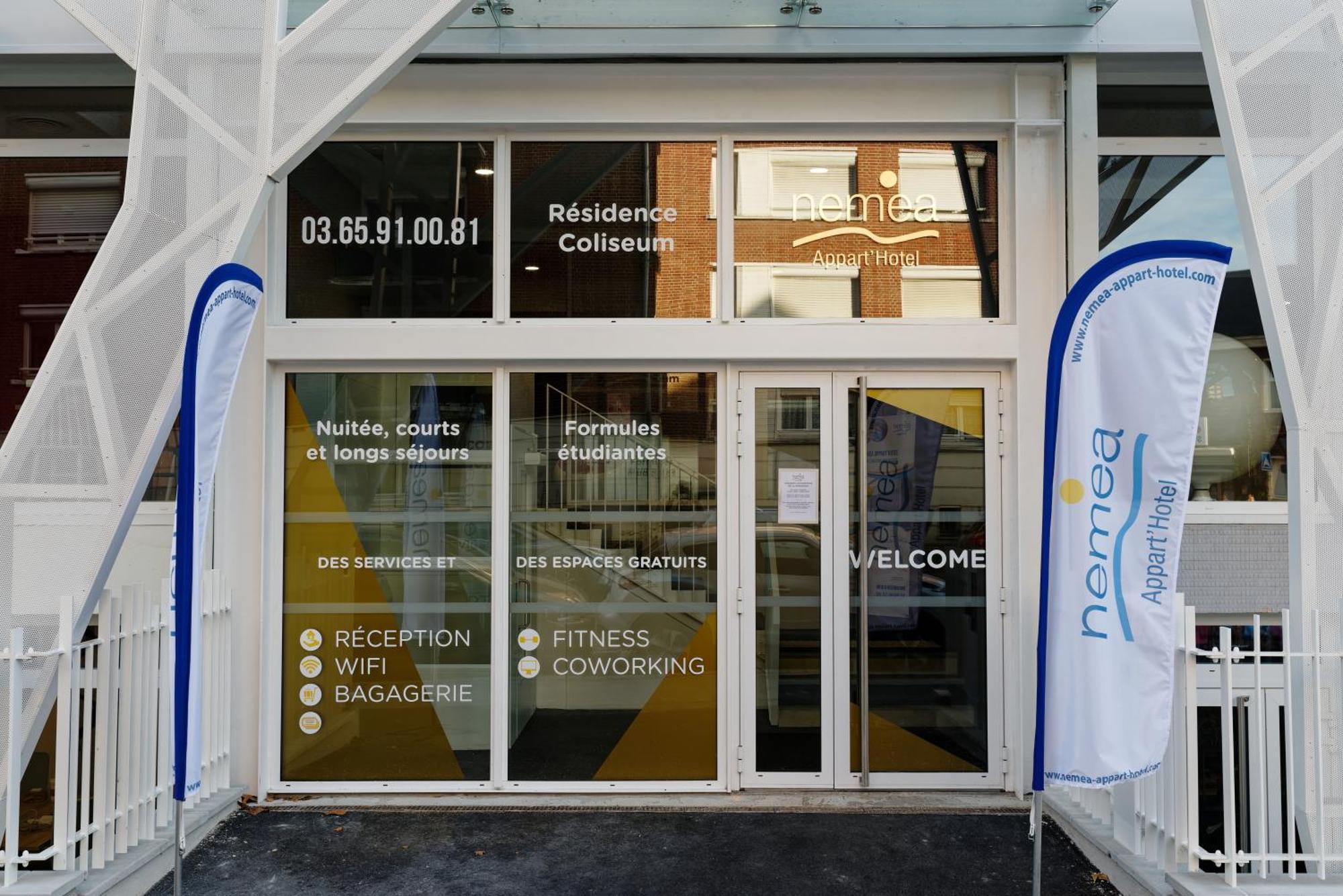 Nemea Appart Hotel Coliseum Amiens Centre Exterior photo